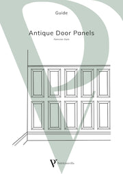 Høje paneler lavet af gamle døre